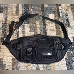Adidas Black Mesh Belt Bag
